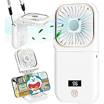Amazon | 3in 1 携帯扇風機 扇風機手持ち 卓上 首掛け扇風機 ハンディ