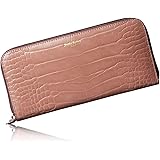 [VOICE] 【Align アライン レディース 長財布 】ESSE 掲載商品 軽量 クロコ型押し 取り出しやすい カード 縦型 収納 プレゼント 用 ギフト 箱入り (Pink)