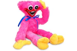 ぬいぐるみ ハギーワギー クリスマス 柔らかい 怖くて面白い ホラー人形 ギフト マンガポピー ハグゲーム ハロウィーン装飾 プレイタイム クリスマス ギフト 40cm （ピンク)