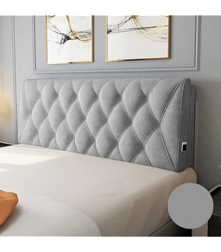 Amazon｜ヘッドボードクッション ダブル/シングル ベッド用 背もたれ