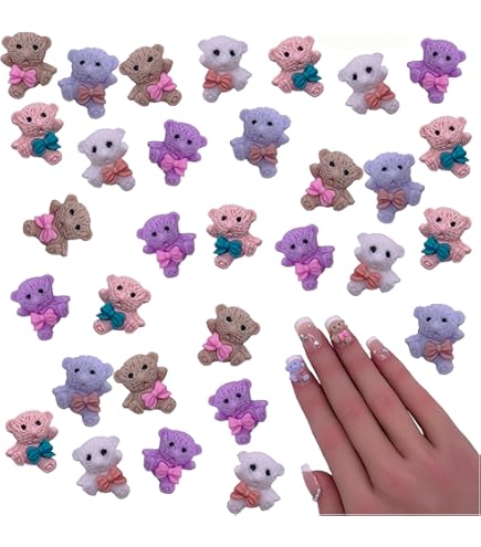 Amazon.co.jp: ファイニエ ネイルパーツ 犬 動物 8mm 顔 混色