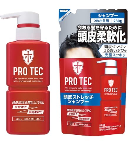 専用用　コンディショナー3点 Amazon | PRO TEC(プロテク) 頭皮ストレッチ シャンプー ポンプ 300g
