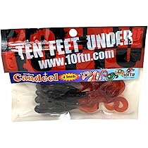 Amazon.co.jp: 10feet under ワーム キャンディール 8インチ 6本