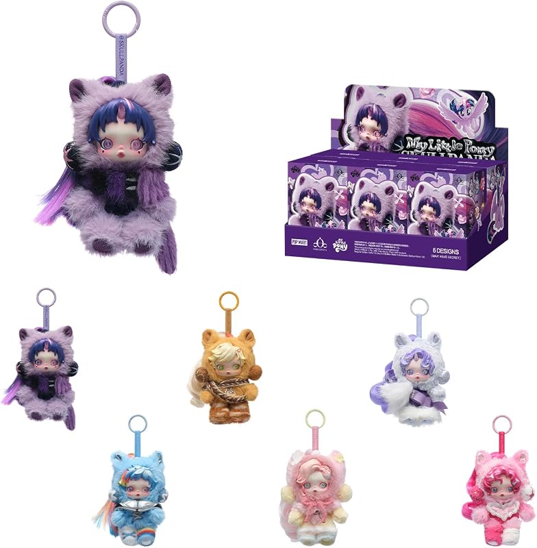 【POP MART 公式ストア】SKULLPANDA × My Little Pony シリーズ ぬいぐるみペンダント 【1ピース】 スカルパンダ マイリトルポニー skullpanda スカルパンダ すかるぱんだ ポップマート ブラインドボックス フィギュア おもちゃ ガチャガチャ プラモデル ギフト 推し活 ポプマ 正規品