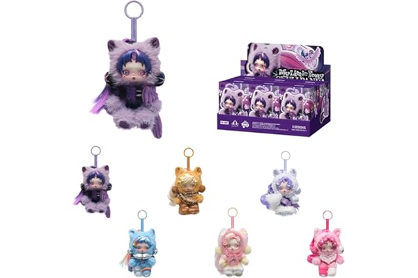 POP MART SKULLPANDA × My Little シリーズぬいぐるみペンダント【1ピース 】ポップマート ガチャガチャ ブラインド ボックス フィギュア プラモデル プレミアム おもちゃ ソフビ オリジナル キャラクター 誕生日 プレゼント