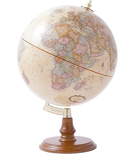 Amazon | リプルーグル 地球儀 ラ・グレンジ型 アンティーク 英語版