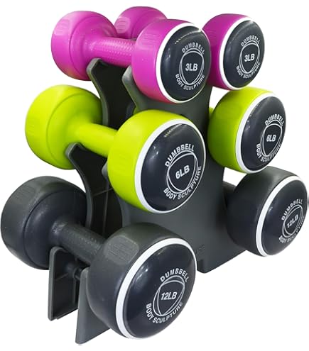 Amazon | Rep ゴム六角ダンベルセット ラック付き、5-50ダンベルセット