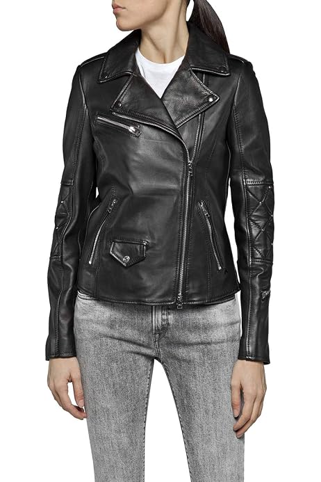 Replay Women's Jacket, Black (Black 10 