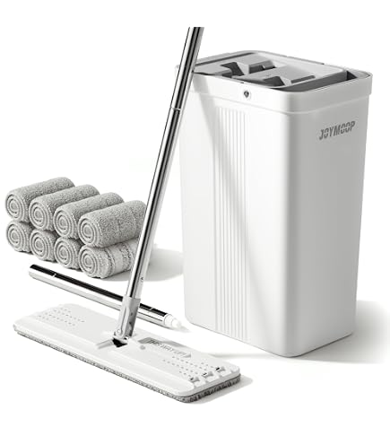 Amazon.co.jp: JOYMOOP モップとバケツ 絞り器セット ハンズフリー