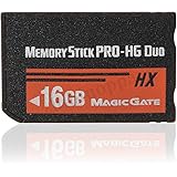 Nrpfell 16GBメモリースティックMS Pro Duo HXフラッシュカード PSP Cybershoカメラに適合します