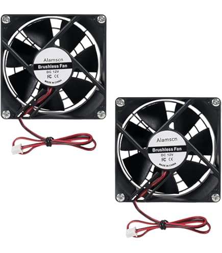 Amazon.co.jp: uxcell 冷却ファン DC 24V 60 x 60 x 25mm pc ケース