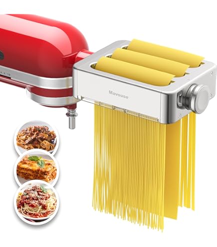 キッチンエイド　パスタメーカー　アタッチメント　6種類 Amazon | キッチンエイドスタンドミキサー用パスタメーカー