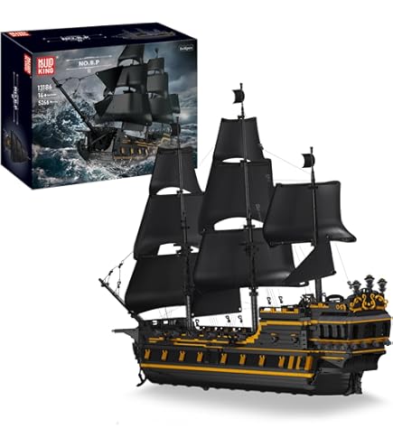 Amazon.co.jp: Mould King 13197海賊船建築キット、MOC跳躍アイデア