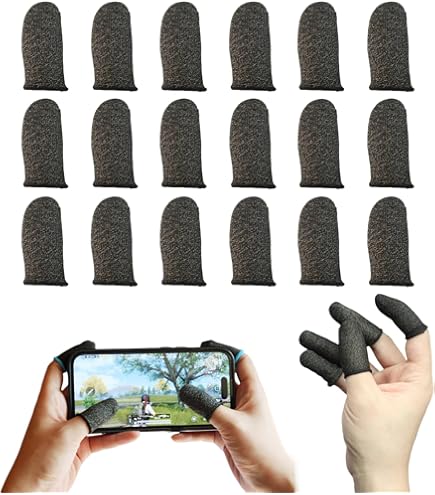 匿名配送✨指サック ゲーム用 全指対応 スマホ グレー Amazon.co.jp: 指サック ゲーム 指サックゲーム用 【銀繊維・高