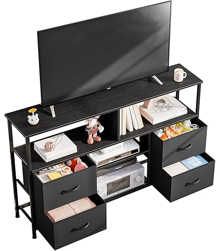 Amazon｜山善(YAMAZEN) テレビ台 32型 ハイタイプ テレビボード 扉付き