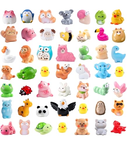 Mini Animals 200 Pcs Mini Resin Turtles Glow In The Dark, Tiny Sea ...