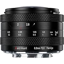 Amazon.co.jp: AstrHori 6.5mm F2.0 円周魚眼レンズ 192°超広角