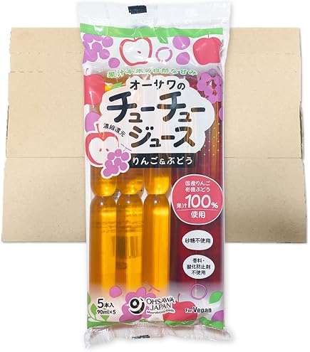 Amazon.co.jp: 花田食品 りんごちゃん＆ぐれーぷる(90ml×5本)×12個