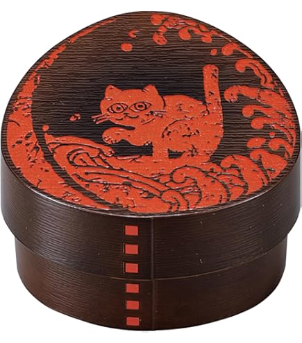 Amazon｜たつみや 曲げわっぱ わっぱおにぎりケース ダーク