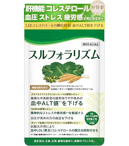 Amazon | 【大容量60日分 x GABA】スルフォラファン サプリ 60日分
