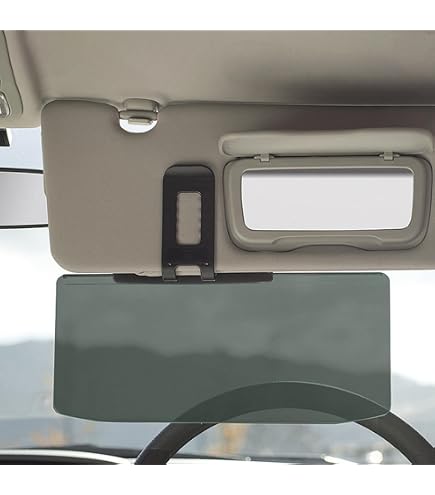 Amazon | 【全車種対応】車用サンバイザー 偏光 UVカット 日よけ
