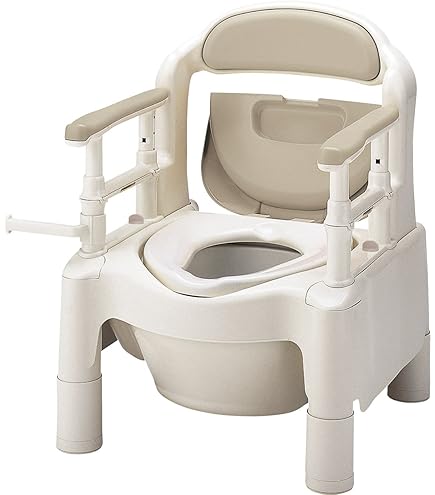 Amazon | アロン化成 安寿 背付ポータブルトイレ 楽立AD | 安寿