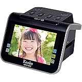 Kenko フィルムスキャナー KFS-14DFST 液晶プロテクターセット 35/110/126フィルム対応 有効画素数1240万画素 5.0インチIPS液晶 SDHCカードスロット USBバスパワー HDMI端子搭載 グレー 005828