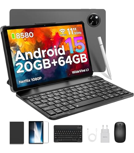 Amazon.co.jp: JJGJ Android 14 タブレット キーボード付き 12GB RAM