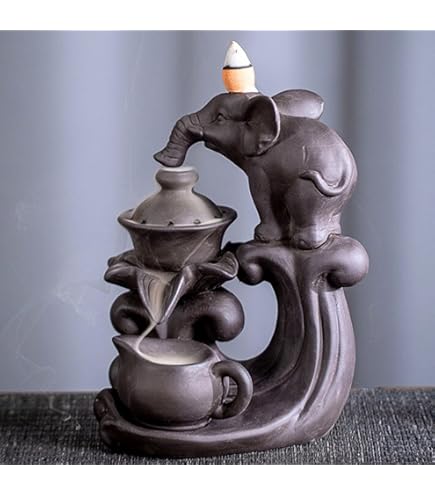 Amazon｜煙が 下に流れる 不思議な お香 倒流香 流川香 用 香炉 アロマ