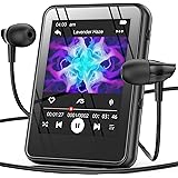 64GB MP3 Player with Bluetooth,Portable Digital Music MP3 MP4 Player for Music Lover with Voice Record FM Radio Alarm Stopwat