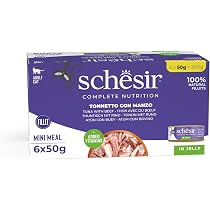 Amazon.co.jp: シシア (Schesir) ツナ&ビーフフィレ 50g×6個パック