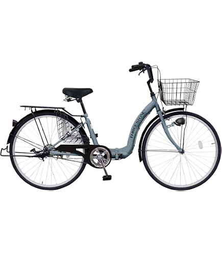 Amazon | 自転車 26インチ 折りたたみ ママチャリ シティサイクル