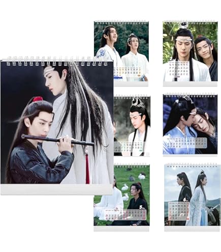 陳情令　博君一肖2024年+25年　王一博 肖戦　カレンダー横 陳情令 博君一肖2024年+25年 王一博 肖戦 カレンダー横