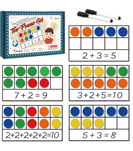 EdxEducation Early Math101 To Go - Ages 5-6 - Geometry & Problem Solving - In Home Learning Kit For Kids Homeschool Math Resources With 25 Guided Activities