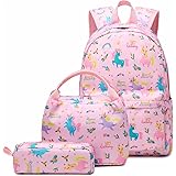 YCBB Kids Backpacks for Girls School Bookbags Set