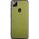 AIORIA Google Pixel 4Aケース 生地パターンレザー高級完全に保護純色スマホケースGoogle Pixel 4A (pixel 4A, Green)