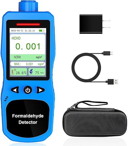 Luchtformaldehyde DIY-testkit – 3 Stuks, Voor Thuis, Kantoor, Auto, Ziekenhuis En School, Eenmalig Gebruik, Meetwaarde Tot 0,10 Mg/m³ Veiligheidslimiet