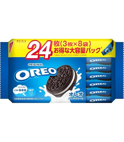 Amazon.co.jp: オレオ 3種アソート（バニラ・チョコ・いちご）×各2箱