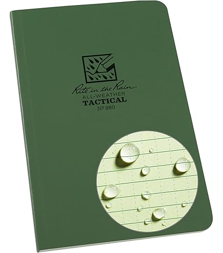 カーキ ナイロン ノートカバー ライトインザレイン Rite In the Rain