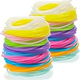200 Pcs Jelly Bracelets 80's Glow Silicone Jelly Bracelets Girls Women Hair Ties Retro Neon Rainbow Silicone Wristband, Hallo