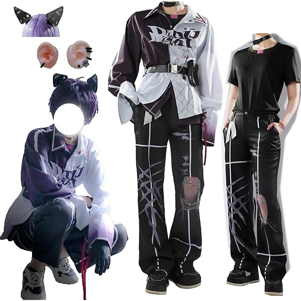 Amazon.co.jp: [PWPCOS] 佐伯イッテツ コスプレ 衣装 さいきいってつ