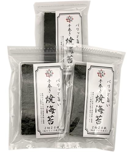 Amazon | 松谷海苔 業務用 手巻焼海苔 2切 40枚×2個 | 松谷海苔 | 焼き