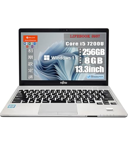 Amazon.co.jp: 【整備済み品】 【Microsoft認定再生PC】 富士通