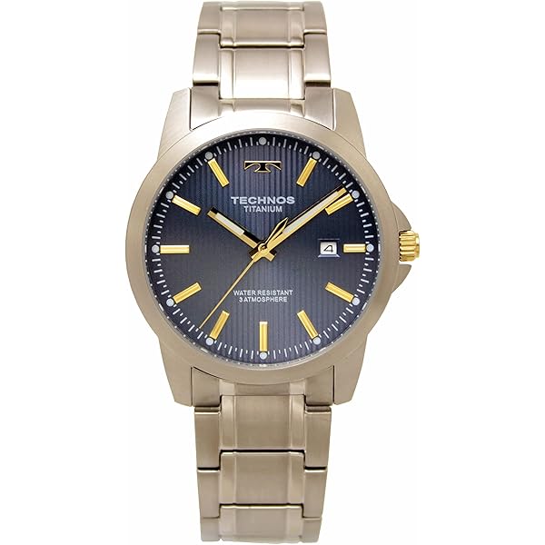 Amazon.co.jp: [テクノス] 腕時計 チタン デイト T9B77IC メンズ