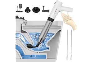 Puniarmu Electric Toilet Plunger,Unclog In One Shot,Remover For Bathroom,Kitchen Pipes Clog,High Pressure Air Plungers For Ba