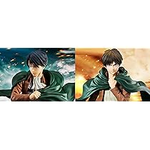 Amazon | リヴァイ・アッカーマン エレン・イェーガー フィギュア 進撃