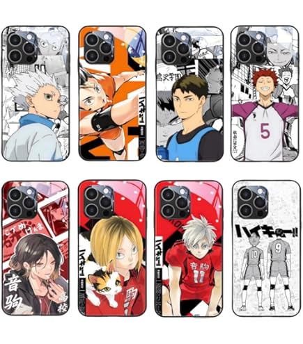 Amazon.co.jp: ハイキュー スマホケース Iphone13ケース 烏野高校 音駒