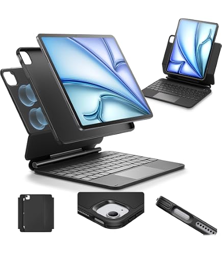 Amazon.co.jp: Magic Keyboard Case GOOJODOQ 対応 iPad Air 6 2024 13