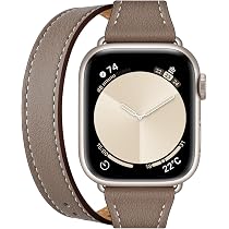 Amazon.co.jp: [MNBVCXZ] アップルウォッチ用 バンド レザー 二重巻き