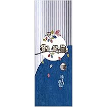 Amazon.co.jp: タペストリー 掛け軸 床の間 和モダン 縦長 掛け物